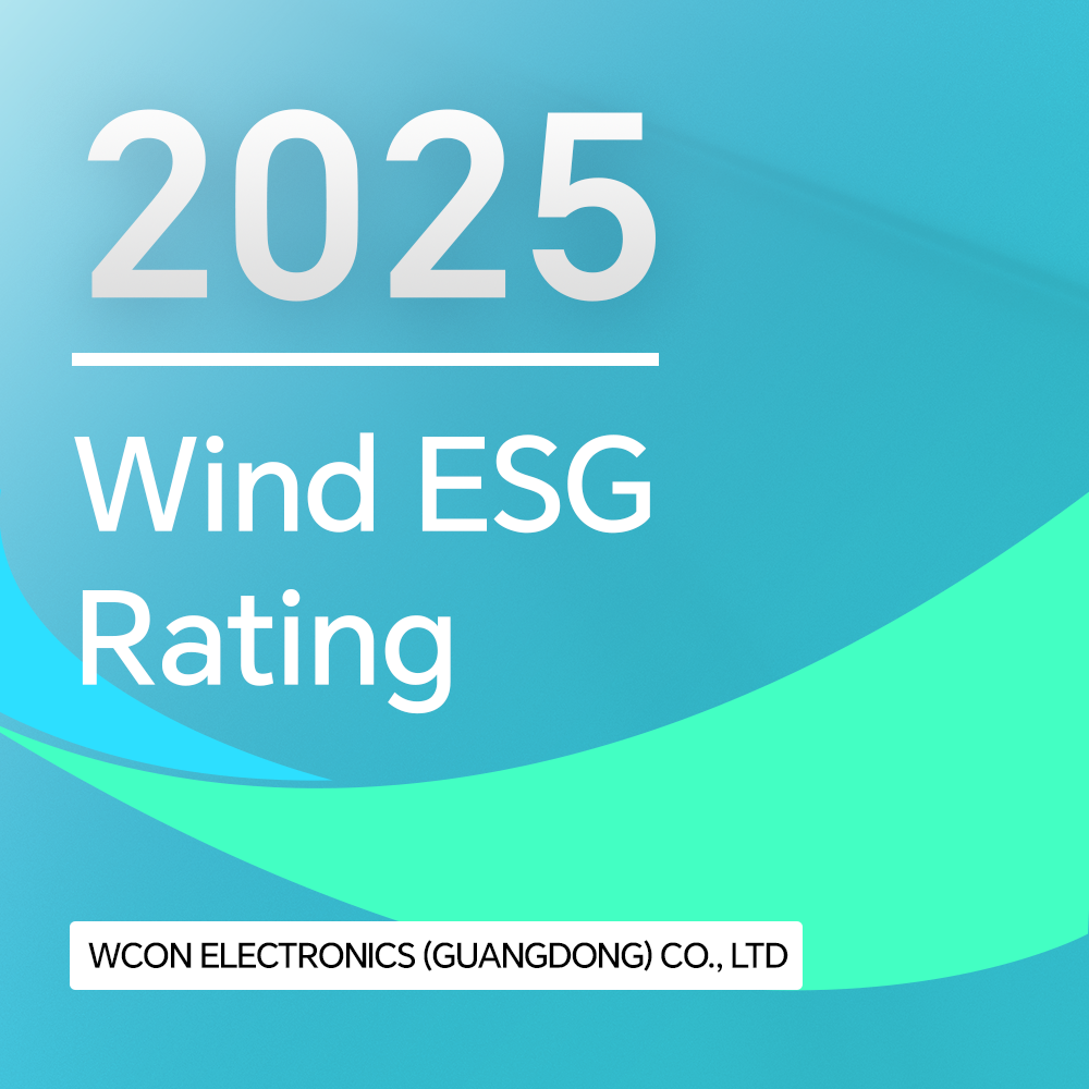 Wcon Electronics Wind ESG 評級升級為“A”級！可持續發展實踐獲得廣泛認可